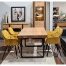 Стул SIGNAL CHERRY Velvet Bluvel 68 карри/черный мат